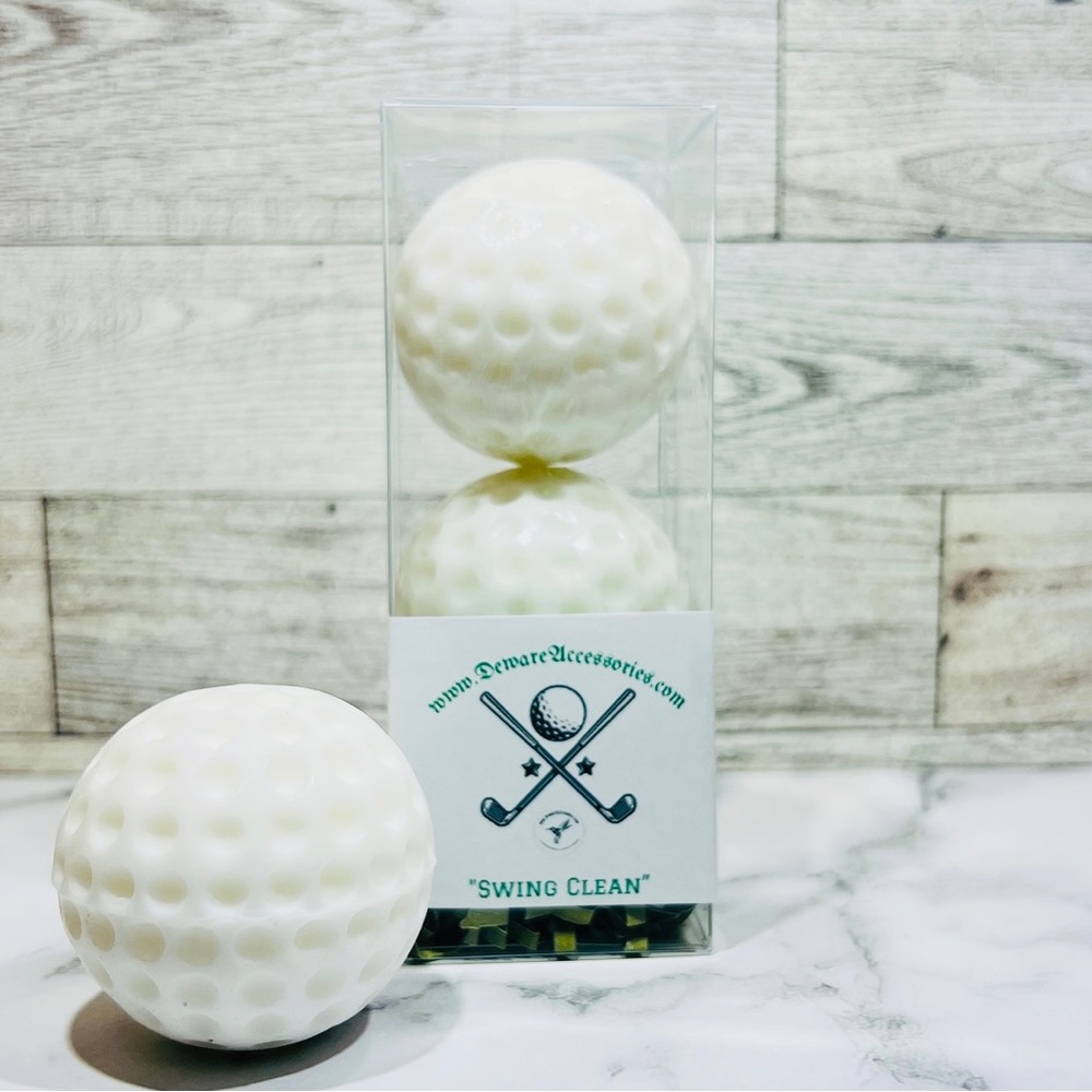 Swing Clean White Golf Ball Soap Set
